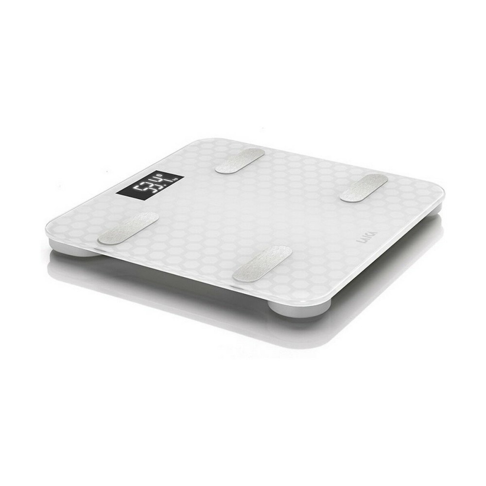 Balance Numérique de Salle de Bain LAICA Blanc Argenté