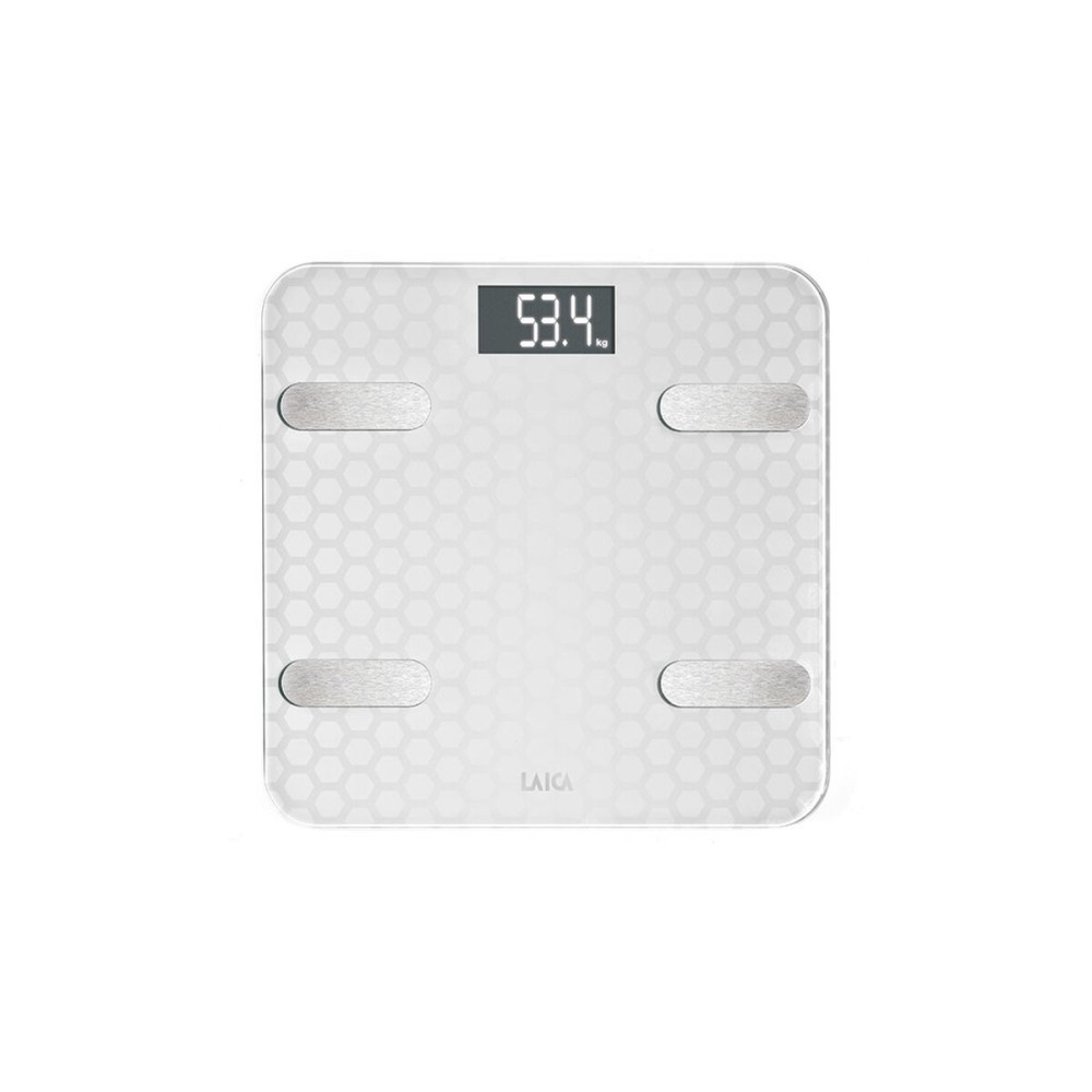 Balance Numérique de Salle de Bain LAICA Blanc Argenté