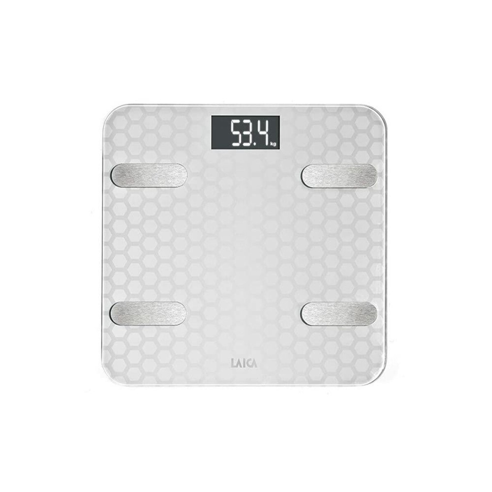 Balance Numérique de Salle de Bain LAICA Blanc Argenté
