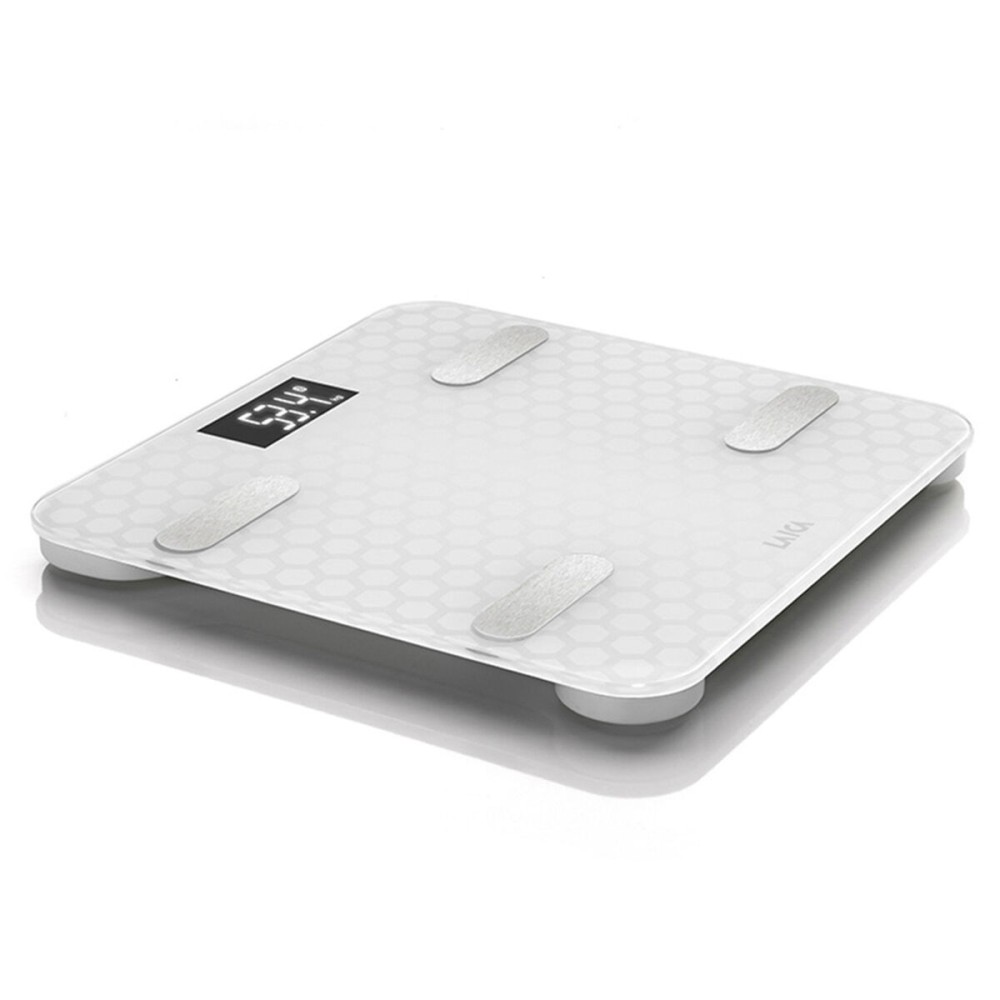 Balance Numérique de Salle de Bain LAICA Blanc Argenté