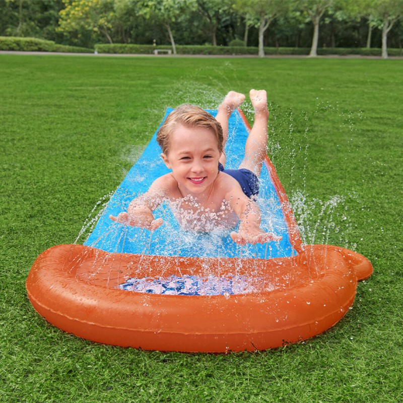 Toboggan d'eau Bestway 488 x 82 cm Coulissant