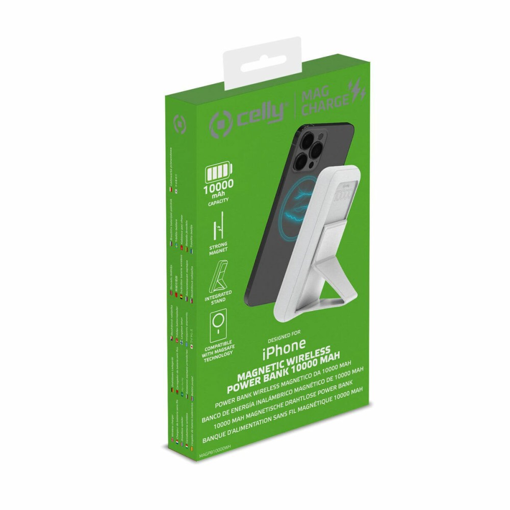 Powerbank Celly MAGPB10000WH Weiß