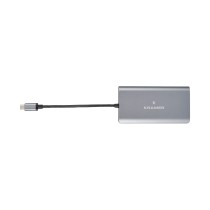 Hub USB Kramer Electronics KDock-3 Argenté Gris