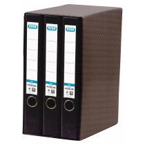 Ringbuch Elba 100580060 Schwarz A4 3 Stück