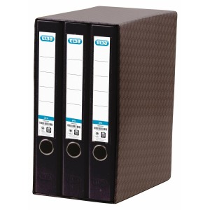 Ringbuch Elba 100580060 Schwarz A4 3 Stück