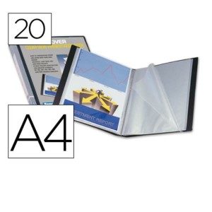 Faltblatt Liderpapel CJ57 Schwarz A4