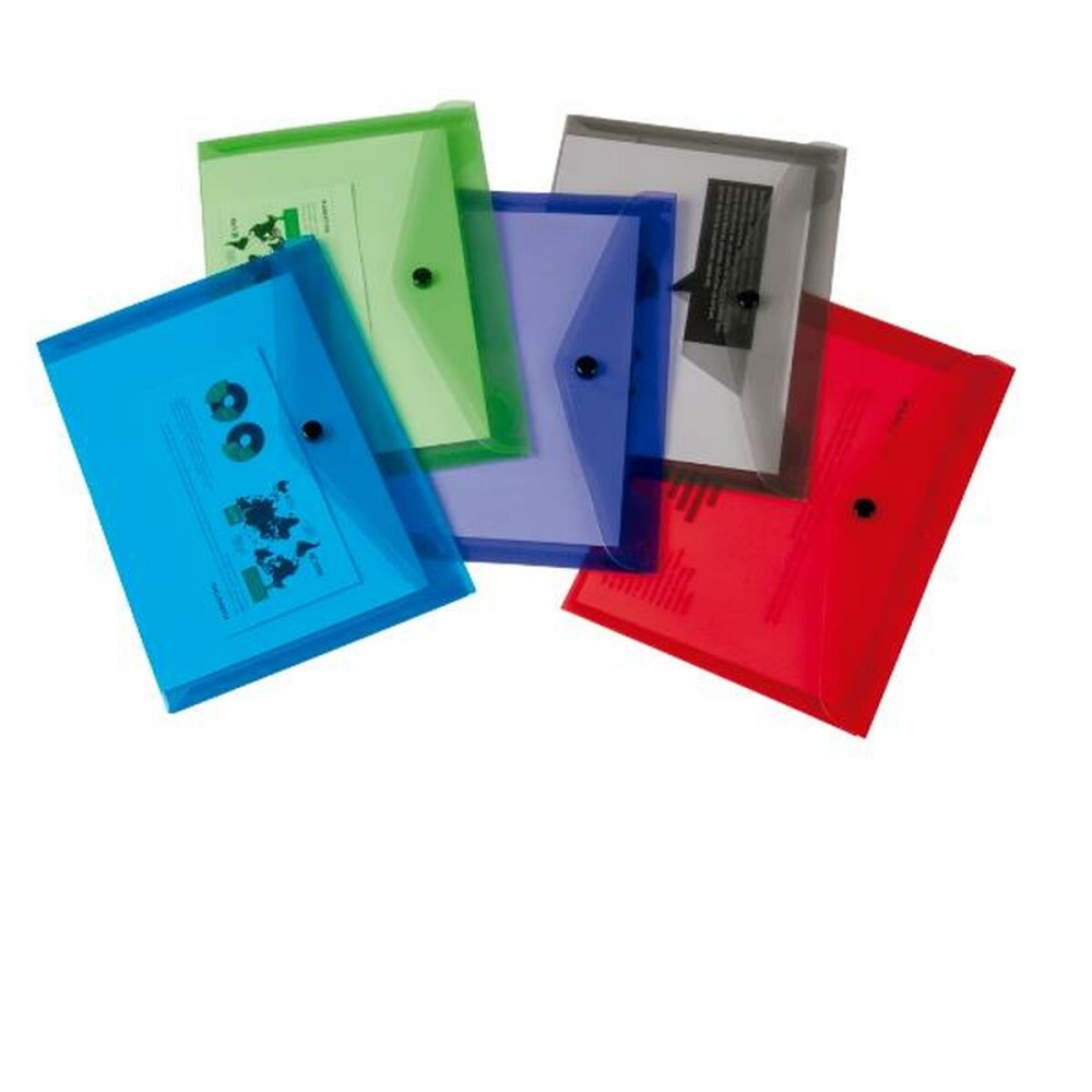 Faltblatt Liderpapel DS59 A6 Blau