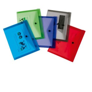 Faltblatt Liderpapel DS59 A6 Blau