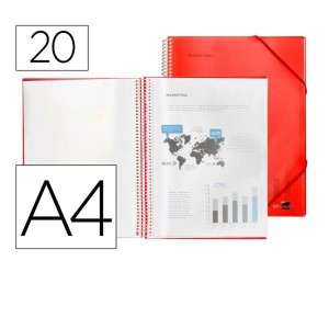 Dokumentenhalter Liderpapel EC06 A4 Rot