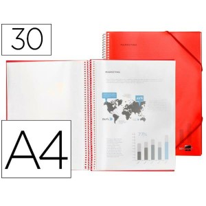 Faltblatt Liderpapel EC10 Rot A4