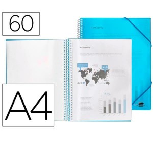 Faltblatt Liderpapel EC21 Blau A4