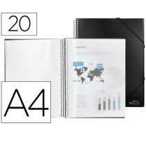 Faltblatt Liderpapel EC30 Schwarz A4