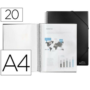 Faltblatt Liderpapel EC30 Schwarz A4
