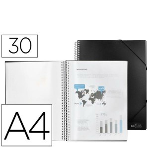 Faltblatt Liderpapel EC31 Schwarz A4