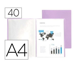 Dokumentenhalter Liderpapel EC81 Lila A4