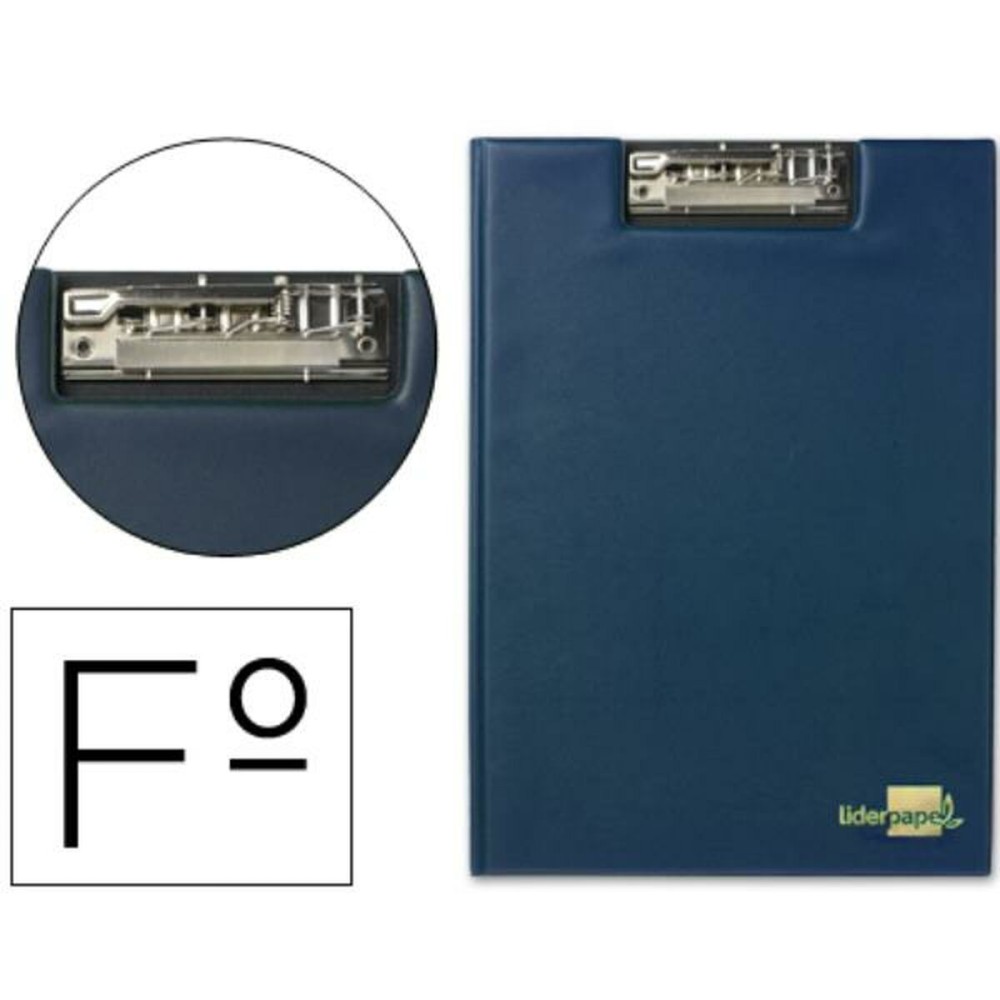 Portfoliomappe Liderpapel MS03 Blau Kunststoff