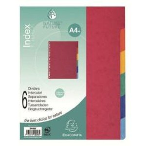 Distanzstücke Exacompta 2412E Pappe (12 Stück)