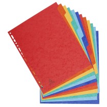 Distanzstücke Exacompta 2412E Pappe (12 Stück)