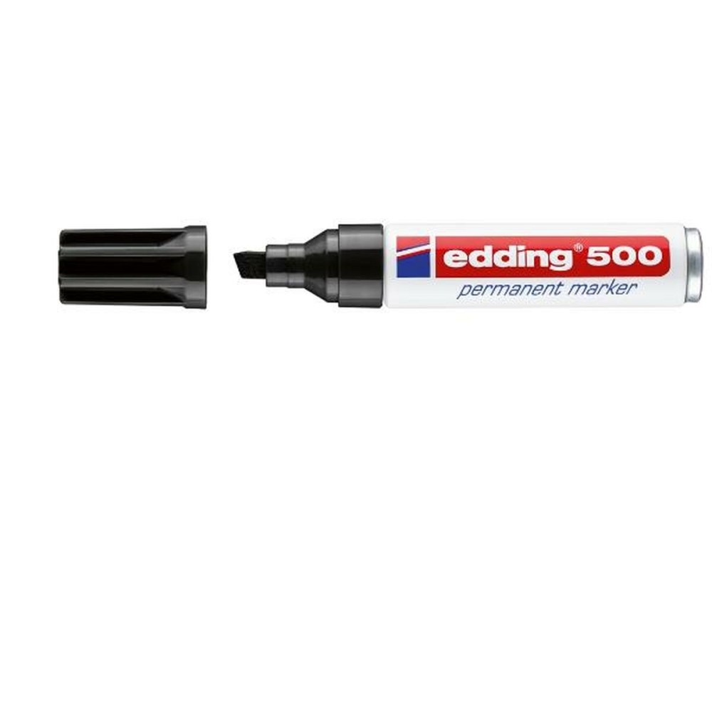 Dauermarker Edding 500-01 Schwarz 200 Stücke (3 Stück) (10 Stück)