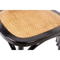 Floor chair DKD Home Decor Black 59 x 46 x 78 cm