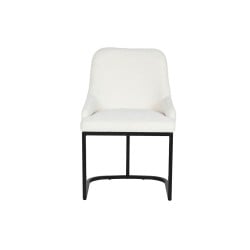 Dining Chair Home ESPRIT White Black 54 x 61 x 82,5 cm