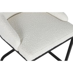 Dining Chair Home ESPRIT White Black 54 x 61 x 82,5 cm