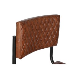 Chair Home ESPRIT Brown Black 47 x 50 x 88 cm