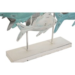 Decorative Figure Home ESPRIT Mediterranean Fish 60 x 15 x 53 cm