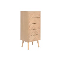 Caisson à Tiroirs Home ESPRIT Naturel Bois de paulownia Bois MDF 42 x 34 x 101 cm