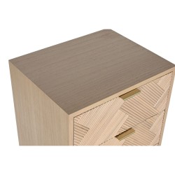 Caisson à Tiroirs Home ESPRIT Naturel Bois de paulownia Bois MDF 42 x 34 x 101 cm