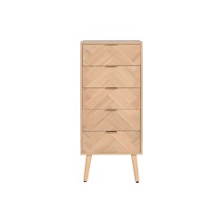 Chest of drawers Home ESPRIT Natural Paolownia wood MDF Wood 42 x 34 x 101 cm