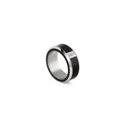 Men's Ring Guess JUMR04041JWSTBK64 24