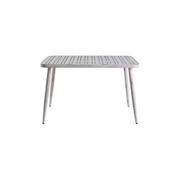 Table de Salle à Manger Home ESPRIT Blanc Aluminium 120 x 75 x 75 cm