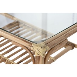 Centre Table Home ESPRIT Natural Bamboo Rattan 76 x 46 x 40 cm