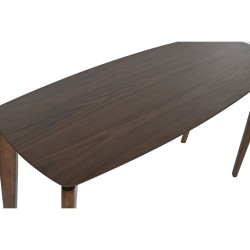 Dining Table Home ESPRIT Brown Walnut MDF Wood 150 x 55 x 91 cm