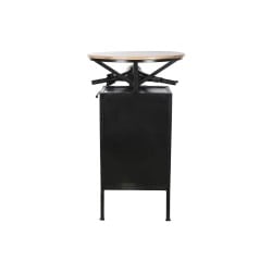 Table d'appoint Home ESPRIT Marron Noir Fer Bois de manguier 116 x 72 x 110 cm