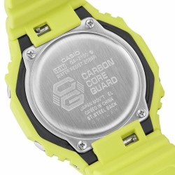 Unisex-Uhr Casio G-Shock GA-2100-9A9ER Gelb (Ø 44,5 mm) (45,5 mm)