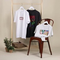 Herren Kurzarm-T-Shirt Marvel Weiß