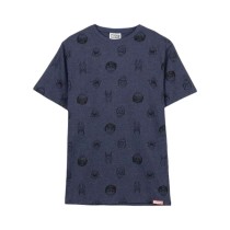 Men’s Short Sleeve T-Shirt Marvel Dark blue