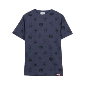 Men’s Short Sleeve T-Shirt Marvel Dark blue
