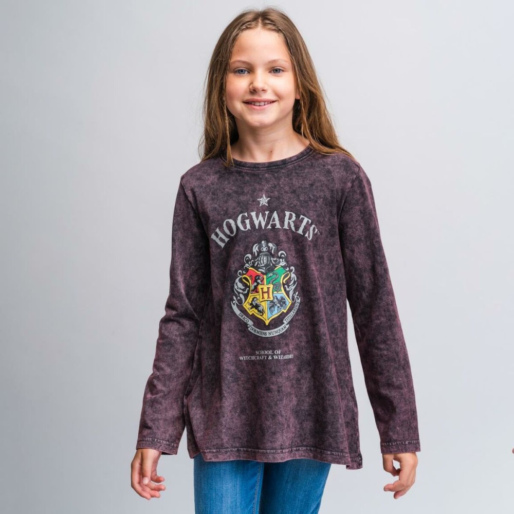 Langarm T-Shirt für Kinder Harry Potter Dunkelgrau 10 Jahre