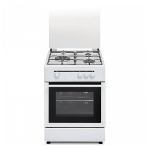 Cuisinière à Gaz Vitrokitchen CB5530BN 1800W 50 x 55 x 85 Blanc