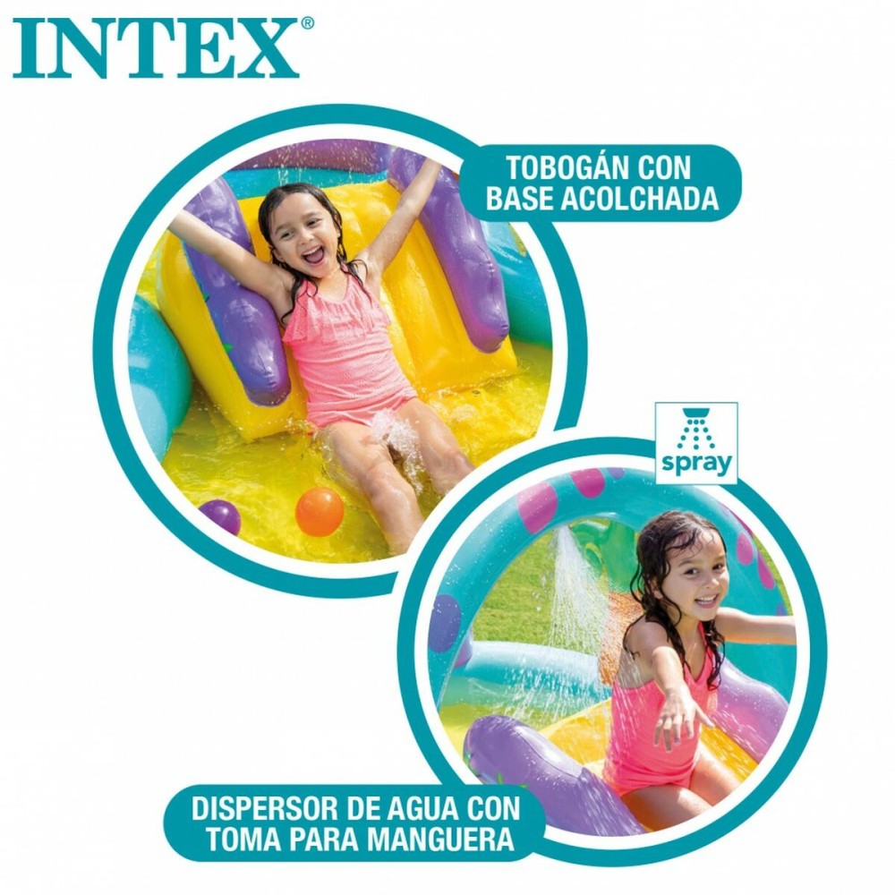 Pataugeoire gonflable pour enfants Intex Dinosaures Parc de jeux 302 x 112 x 229 cm 280 L