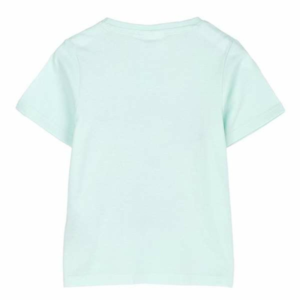 Kurzarm-T-Shirt für Kinder Stitch grün türkis