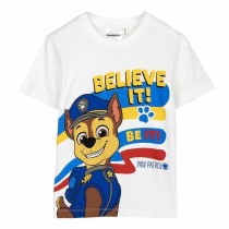 Jungen Kurzarm-T-Shirt The Paw Patrol Weiß