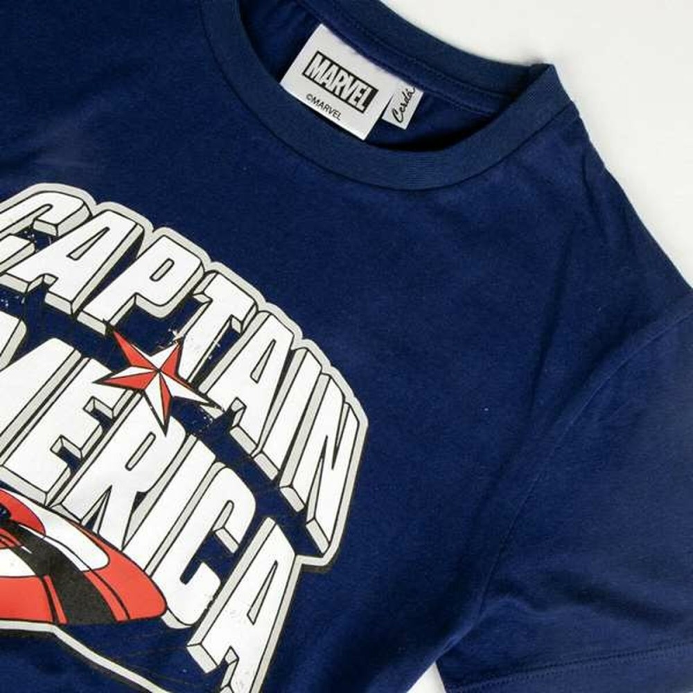 T-shirt à manches courtes enfant The Avengers Bleu
