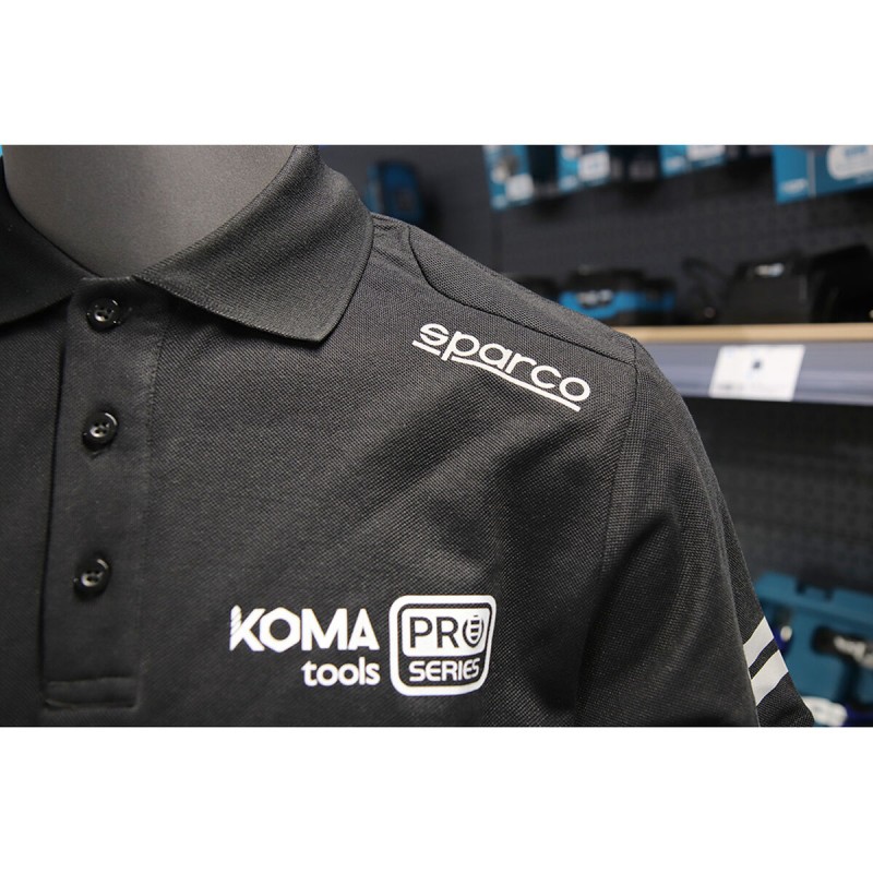 Polo à manches courtes Sparco Koma Tools 02415nrgs