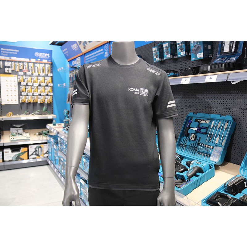 Unisex Short Sleeve T-Shirt Sparco Koma Tools 02416nrgs