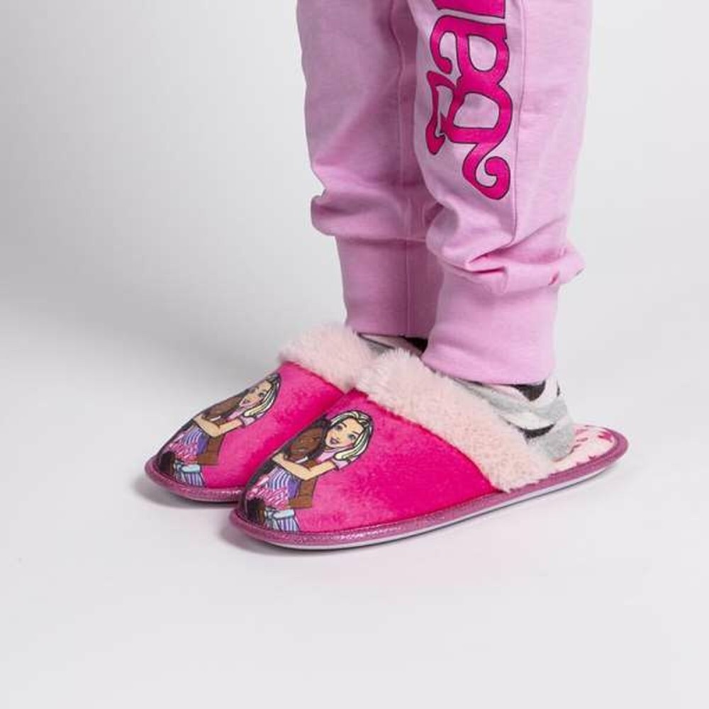 House Slippers Barbie Pink