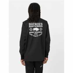 Herren Langarm-Hemd Dickies Wichita Schwarz